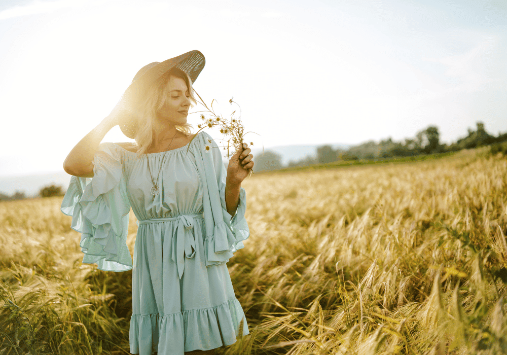 A Private Concierge Recovery Service Consultant in An Open Field Enjoying The Nature